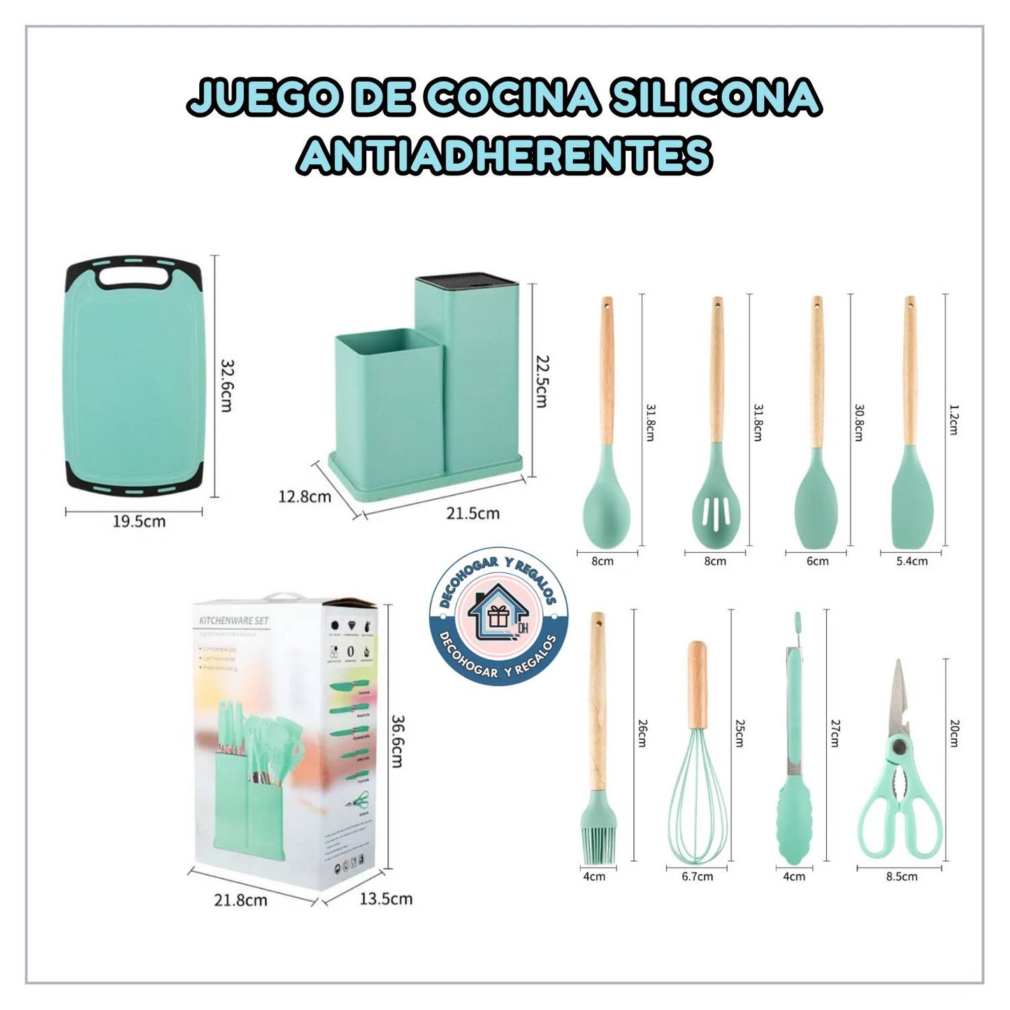 Set De Utensilios Juego De Cocina